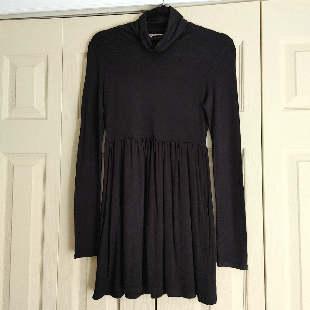 Turtleneck Tunic with Pockets